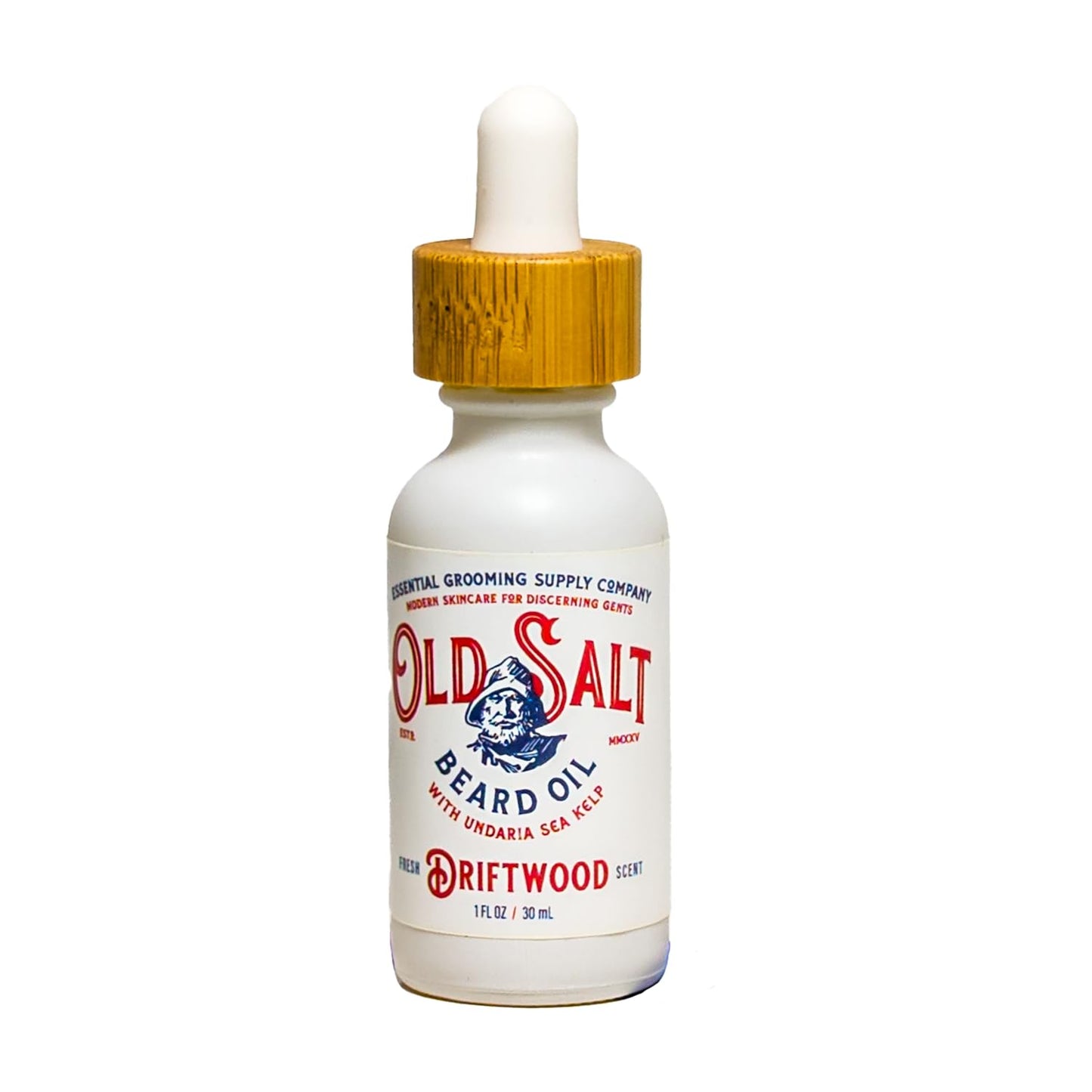 Driftwood Trio - Old Salt Grooming Supply - Beard Oil, Pomade and Bar Shampoo Set with Sea Kelp - Handcrafted, Natural, No Harsh Chemicles