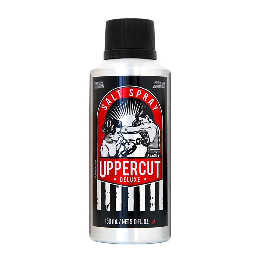 UPPERCUT DELUXE Salt Spray 5 fl oz, Texturizing Sea Salt Hair Spray, Lightweight Natural Finish, Light Hold for Volume & Texture, Pre-Styler for Blow