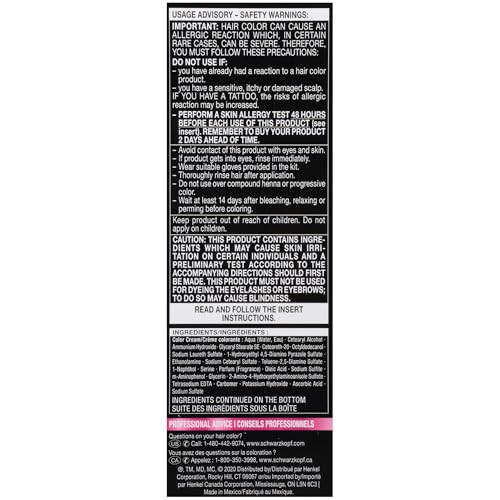 Schwarzkopf Color Ultime Hair Color 3.3 Amethyst Black – Permanent Black Hair Dye with Vivid Intensity & Fade-Resistant Shine up to 10 Weeks