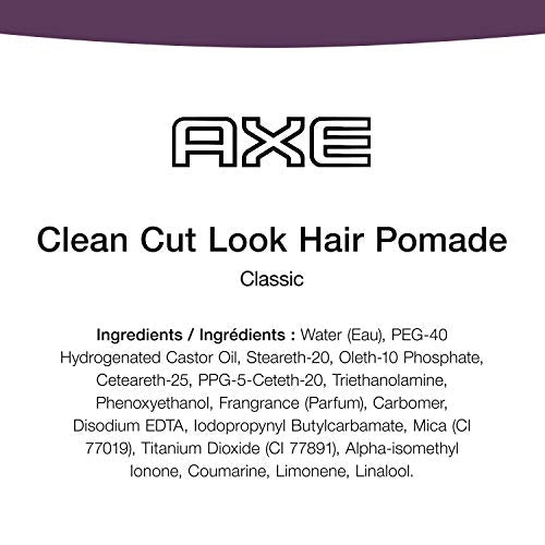AXE Hair Pomade for Men For a Clean Cut Look Classic Easy to Use Styling Hair Product 2.64 oz