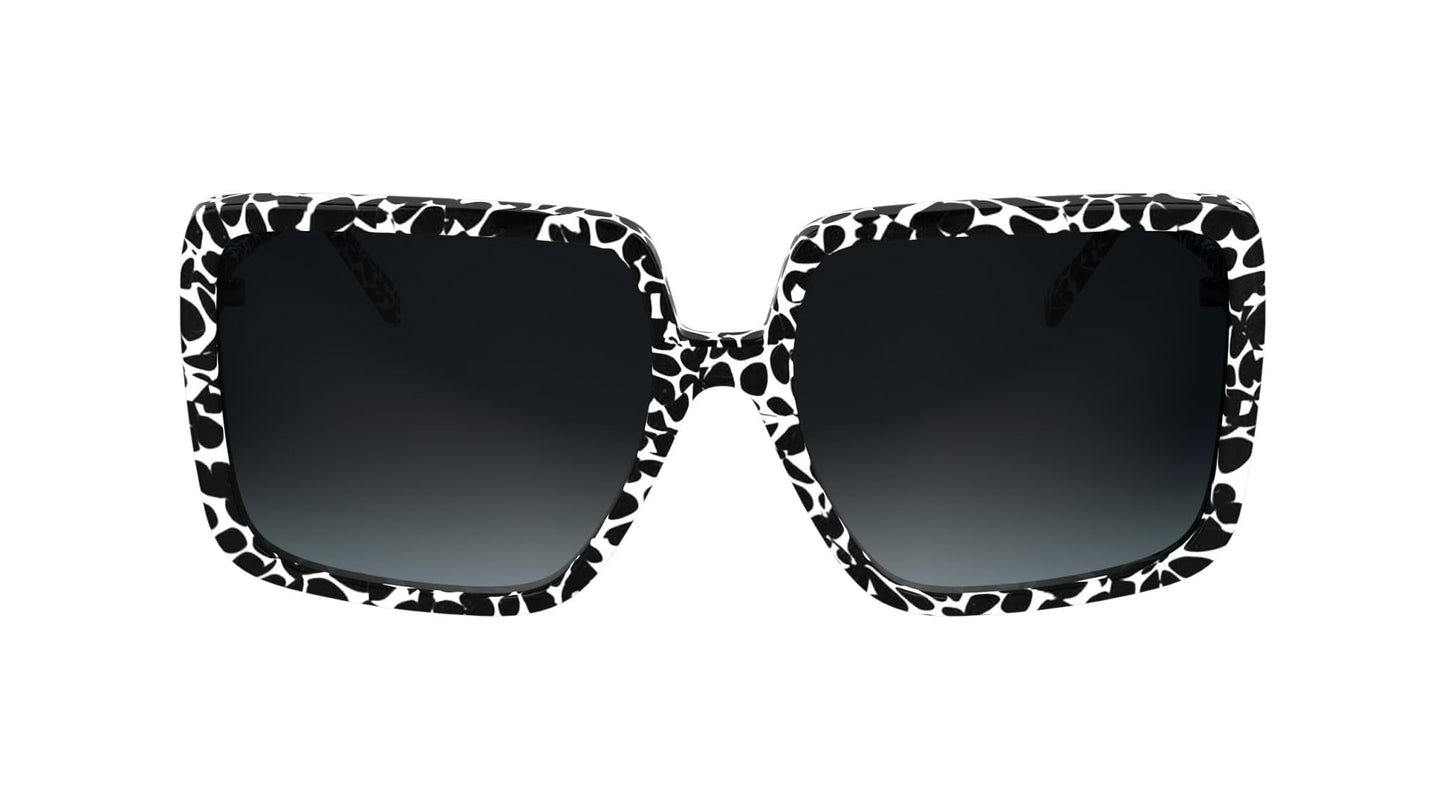 KARL LAGERFELD Women's Sunglasses KL6187S - Marble Black with Gradient Grey Lens