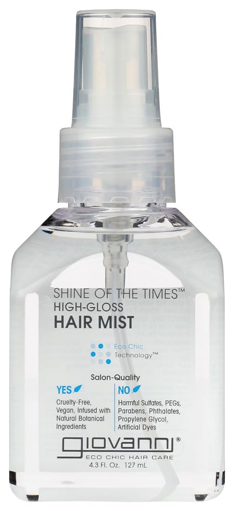2 Packs of Giovanni Shine of The Times Finishing Mist - 4 Fl Oz