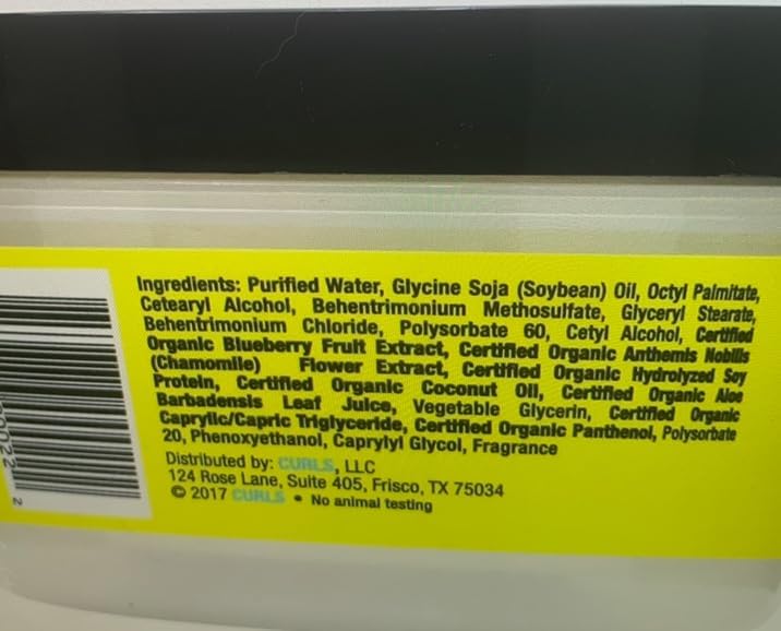 Curls Blueberry Bliss Reparative Hair Mask - 8 fl oz, Deep Conditioning, Repair, Protect, Restore, Detangle and Moisturize, For All Types