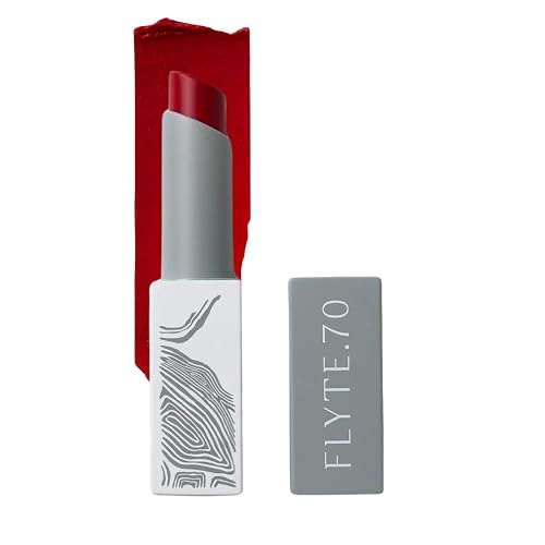 FLYTE.70 Lip Blot Red Matte Lipstick Chic Semi Transparent Soft Matte Gentled Lip Stain Look Velvety Buildable Lightweight Blotted Face Makeup