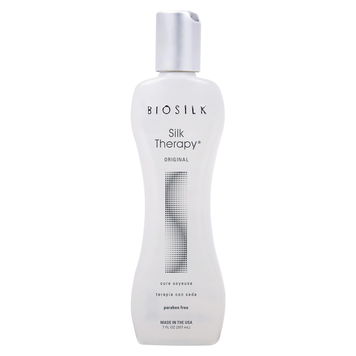 BioSilk Silk Therapy Original, Reconstructing Treatment For Adding Shine & Helping Prevent Split Ends, Sulfate, Paraben, & Cruelty-Free, 7 Oz