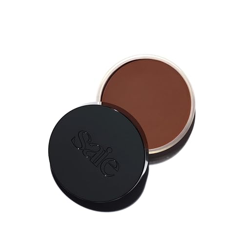 Saie Sun Melt Cream Bronzer - Buildable Balm Face Bronzer for Effortless Sculpting - Cream Contour Enriched with Vitamin C, Nourishing Skincare