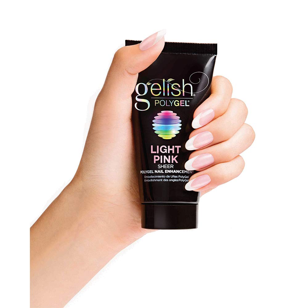 Gelish Light Pink PolyGel UV/LED Hybrid Sculpting Nail Enhancement, 2 oz Beauty & Personal Care Gelish