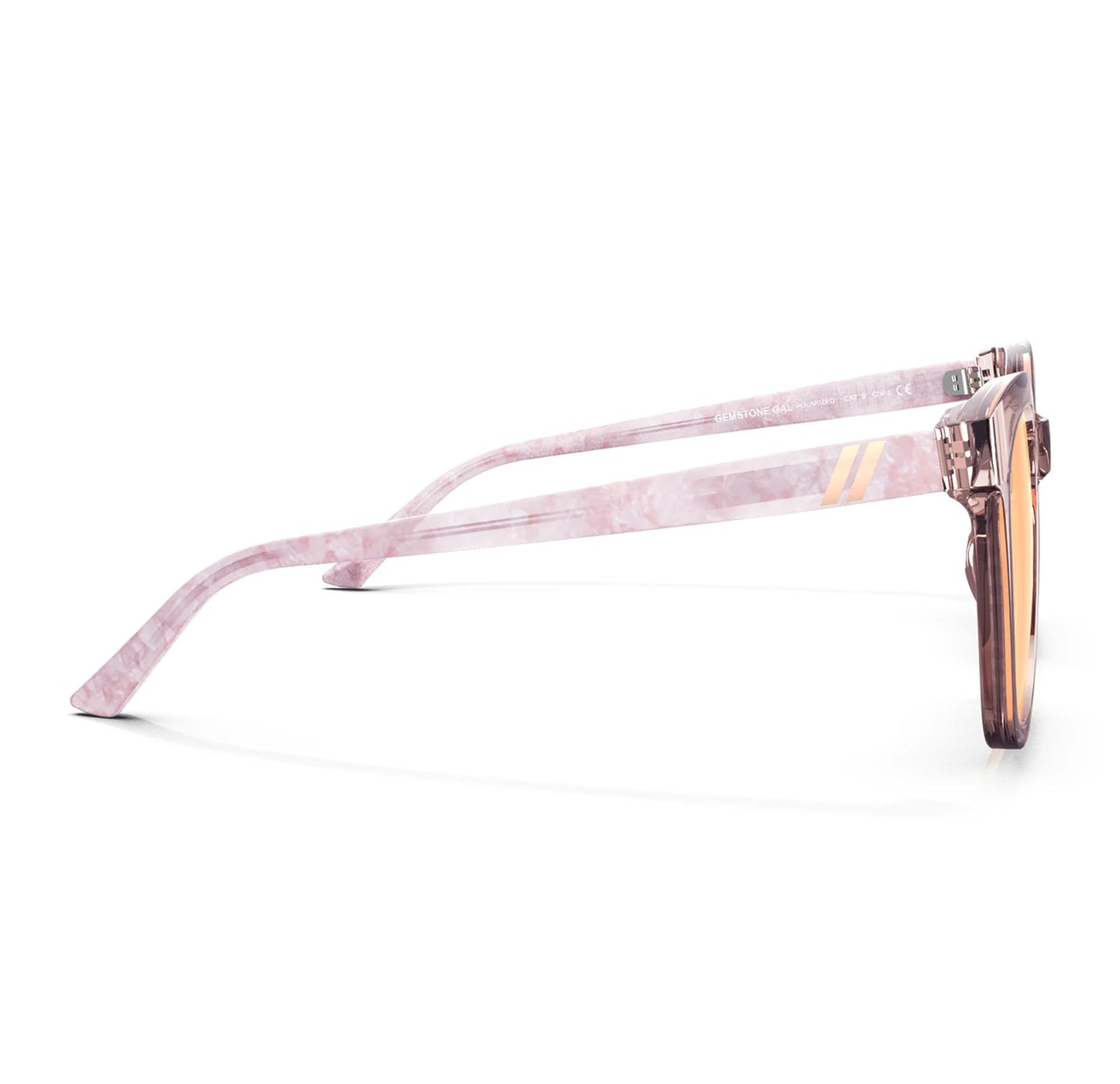 Blenders Eyewear Grove - Polarized Sunglasses - Butterfly Frames with Acetate Temples - 100% UV Protection - For Women - Gemstone Gal