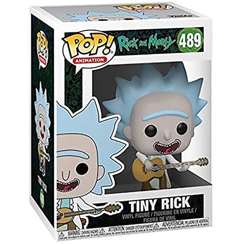 Funko Pop! Vinyl: Rick Sanchez & Morty: Tiny Rick Sanchez with Guitar - Morty, Multi - Collectable Vinyl Figure - Gift Idea - Official Merchandise…