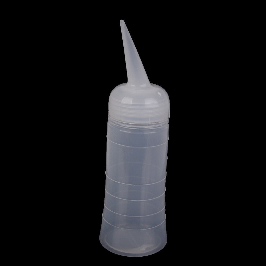 Inzopo 120ml Salon Hair Color Applicator Bottle Hairdressing Measuring Tool