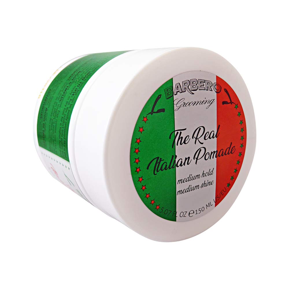 Barbero Grooming the Real Italian Pomade Medium Hold 5.07 oz / 150 ml