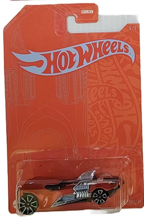 Hot Wheels 53rd Anniversary Blue and Orange Set of 4 Diecast Vehicles