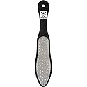 ForPro Black Bear Stainless Steel Pedicure File, Callus Remover Foot File, Double-Sided Professional Quality Tool for Heels and Feet, 10.5’’ L