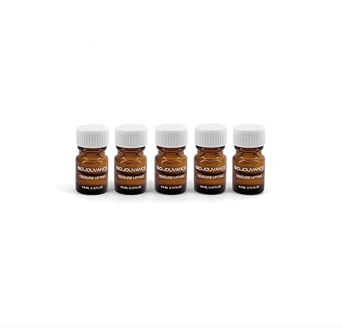 BIO JOUVANCE PARIS - Stem Cell Tenser (Non Frozen) 5 Pack 4.5ml - Collagen Synthesis with Stem Cells Extracted from Plants - Facial Skin Care