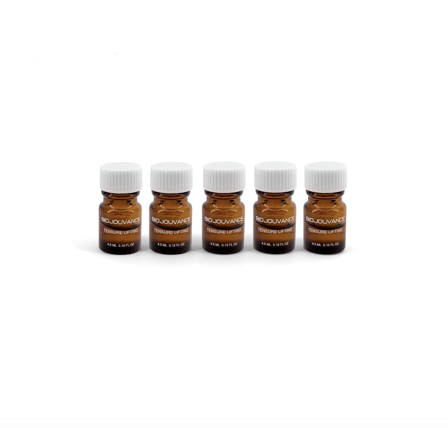 BIO JOUVANCE PARIS - Stem Cell Tenser (Non Frozen) 5 Pack 4.5ml - Collagen Synthesis with Stem Cells Extracted from Plants - Facial Skin Care
