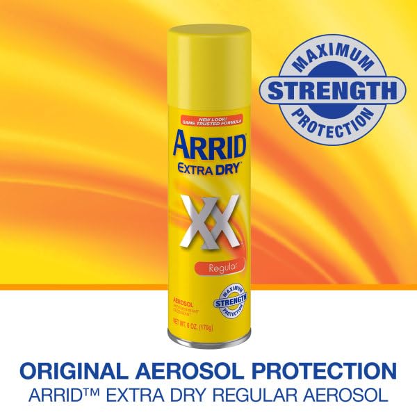 Arrid Extra Dry Anti-Perspirant Deodorant Spray Regular 6 oz (Pack of 4) Beauty and Personal Care Arrid