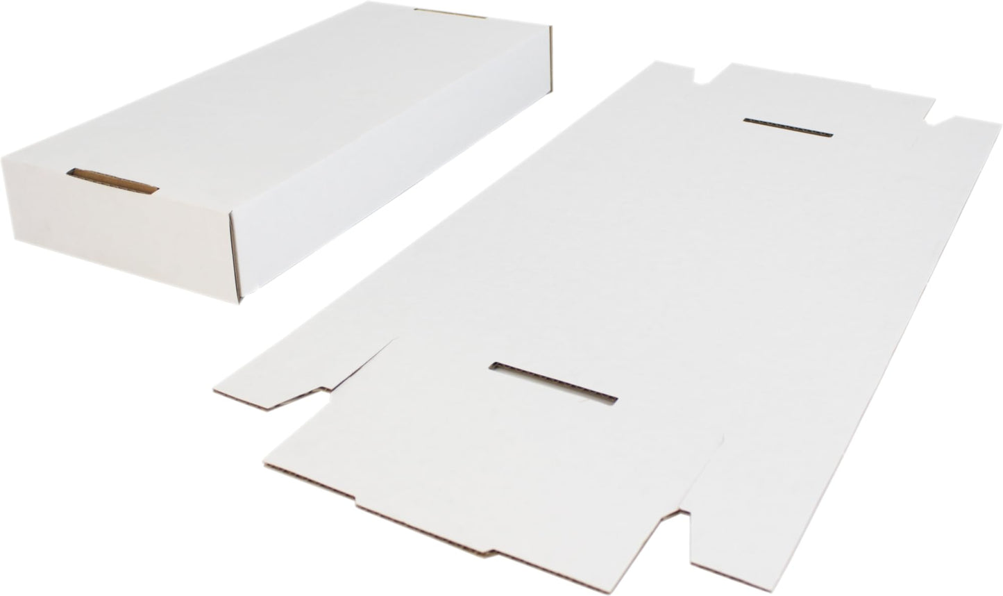 Square Deal Recordings & Supplies 7" 45rpm Vinyl Record Storage Box - Heavy Duty Cardboard with Removable Lid - Holds up to 200 7" Records - 1 Box…