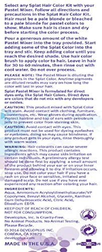 Splat | Pastel Mixer Kit | White Cream Base 6 oz. | Semi-Permanent Hair Dye | Vegan and Cruelty-Free