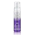 GIOVANNI Color Chic Purple Leave-In Hair Styling & Toning Foam - Purple Foam for Blonde, Gray, Brassy, Fine Hair, Gives Volume & Shine for Women & Men