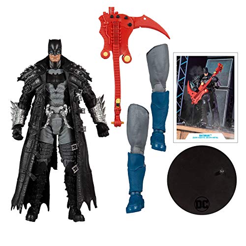 McFarlane Toys - DC Multiverse Dark Nights: Death Metal Batman 7" Action Figure with Build-A 'Darkfather' Parts and Accessories