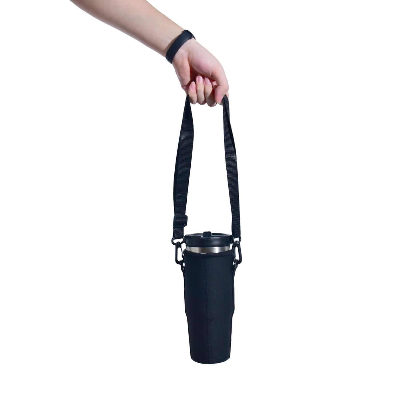 AF-WAN Neoprene Carrier Water Bottle Insulation Sleeve,Waterproof, Anti-Slip, Anti-Scratch Pouch with Shoulder Strap, Compatible With STANLEY IceFlow