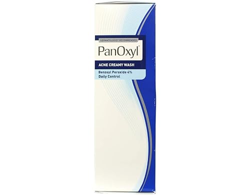PanOxyl Acne Creamy Wash, 4% Benzoyl Peroxide 6 Ounce, (Pack of 2)