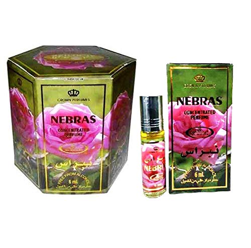 Nebras - 6ml (.2oz) Roll-on Perfume Oil by Al-Rehab (Crown Perfumes) (Box of 6)