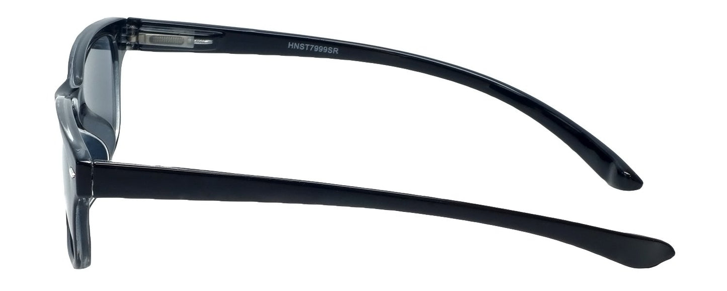 Calabria Neck Hanging Reading Sunglasses +3.75 Black Men Women Sun Glasses Readers Long Temples UV Protection Trendy w/Case