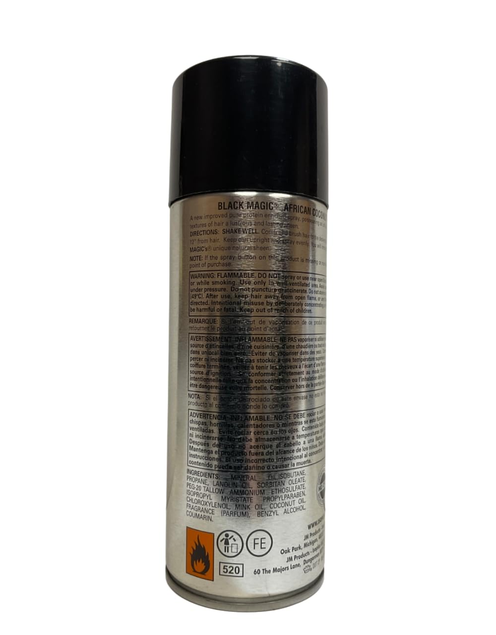 Black Magic Oil Sheen Coconut, 10.5 Ounce