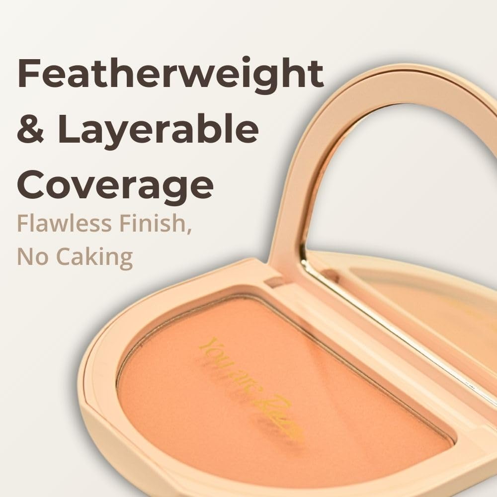 Rare Beauty True to Myself Tinted Pressed Talc-Free Finishing Powder - Light Beige - Light Medium with Neutral Peach Undertone