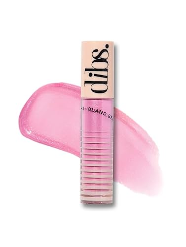 DIBS beauty Go To Glossy Balm Lip Gloss Topper, 0.20 Ounce (Rock Candy)