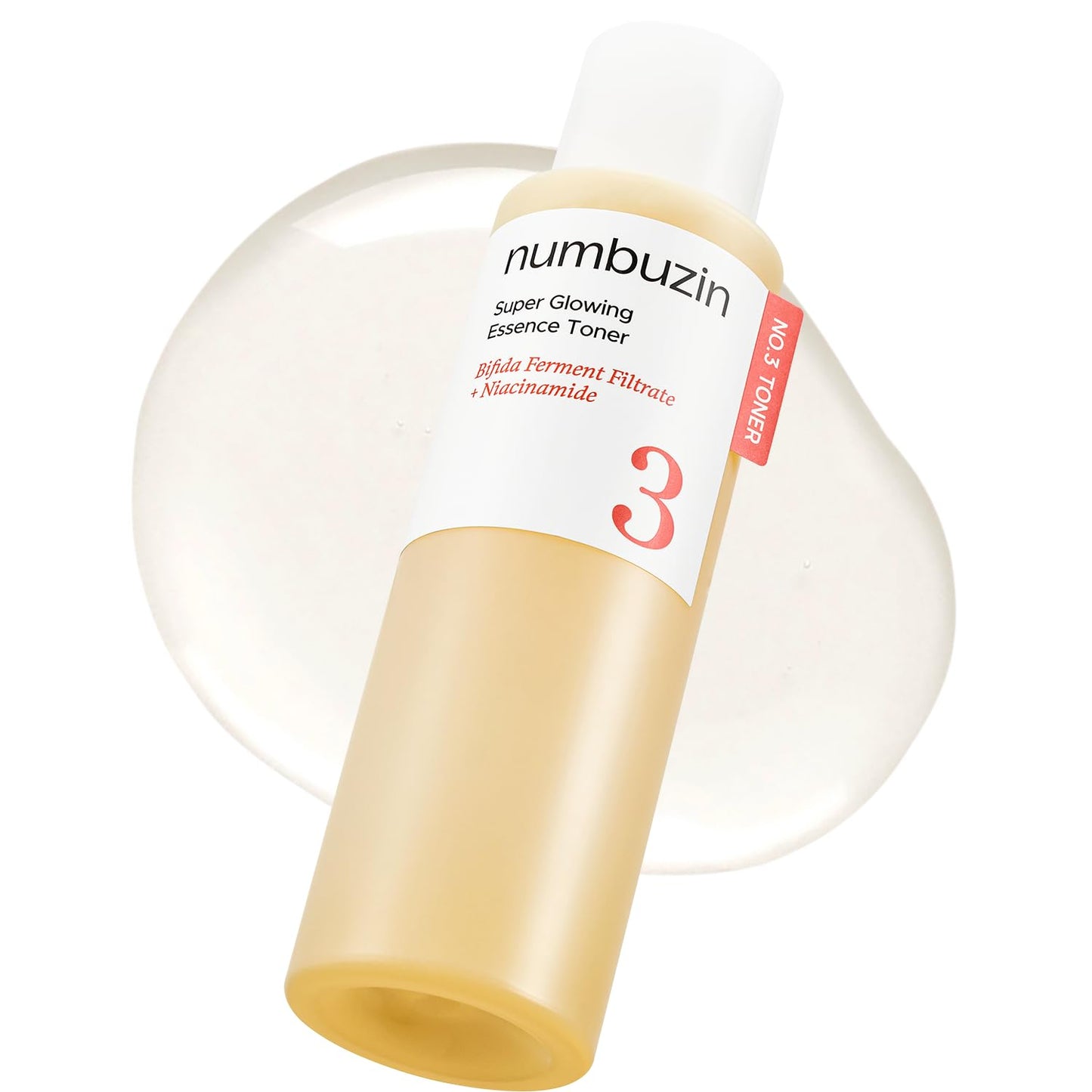 numbuzin No.3 Super Glowing Essence Toner, Fermented Toner for Skin Glow & Texture, Bifida, Niacinamide, Hydrating, Radiance-Boosting Essence, Pore Beauty and Personal Care numbuzin Default Title