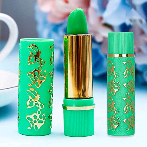 4pcs Real Original Hare Magic Moroccan Lipsticks change green to pink