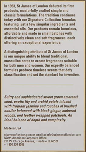 St James of London Black Ginger & Amaranth Parfum