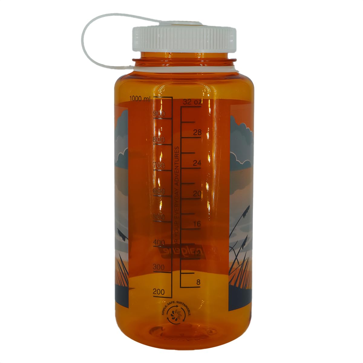 Nalgene Sustain 32 oz. Wide Mouth Water Bottle - Landscape Sunset