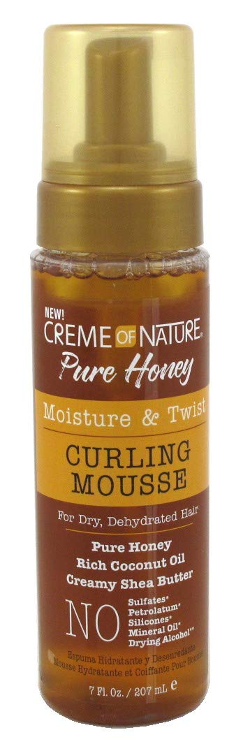 Creme of Nature Pure Honey Curling Mousse 7 Ounce Pump (207ml)