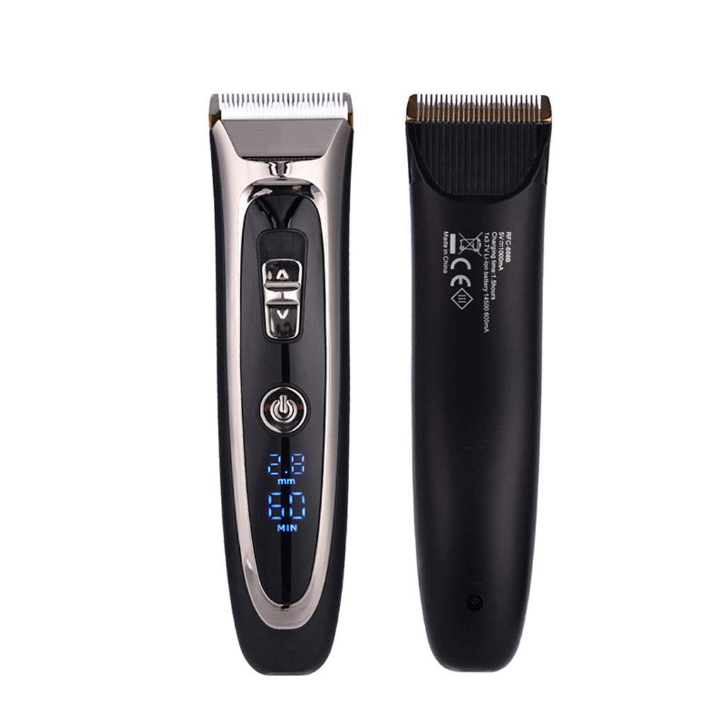 ZUIAI Professional Barber Electric Hair Trimmer LED Display Men Clipper Ceramic Blade Hair Cutting Machine, Hair Cutter Beauty and Personal Care ZUIAI