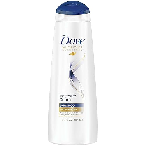 Dove Shampoo 12 Ounce Intensive Repair Damage Solutions (354ml) (2 Pack)