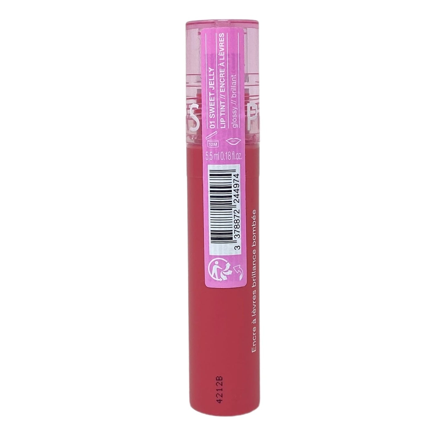 SEPHORA Collection Totally Juicy Lip Tint - 01 Sweet Jelly (Dusty nude pink) - 5.5 mL / 0.18 fl oz