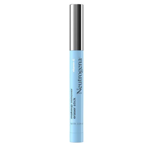 Neutrogena Makeup Remover Stick with Vitamin E,Makeup Removing Gel Pen for On-the-Go Touch-Ups of Stray or Smudged Eyeliner, Lipstick, & More, 0.04 oz