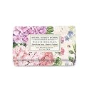 Michel Design Works Soap Bar, Wild Hydrangea Medium, Beautiful Design, Triple-milled