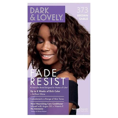 Dark And Lovely fade resist, brown sable rich conditioning color