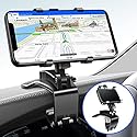 winvin Universal 360 Degree Rotation Car Rear View Mirror Mount Stand Holder Cradle Clip Dashboard Sun Visor Clip