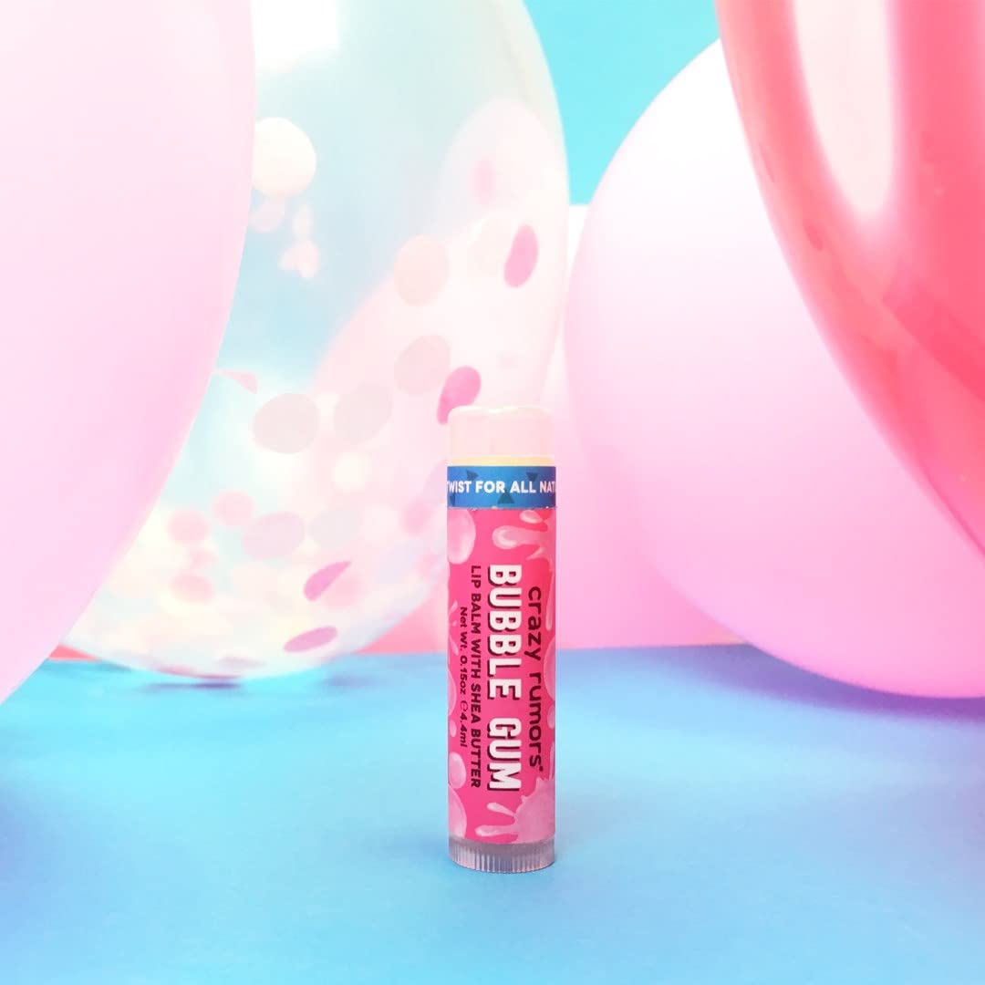 Lip Balm Bubble Gum .15oz (single item) by Crazy Rumors