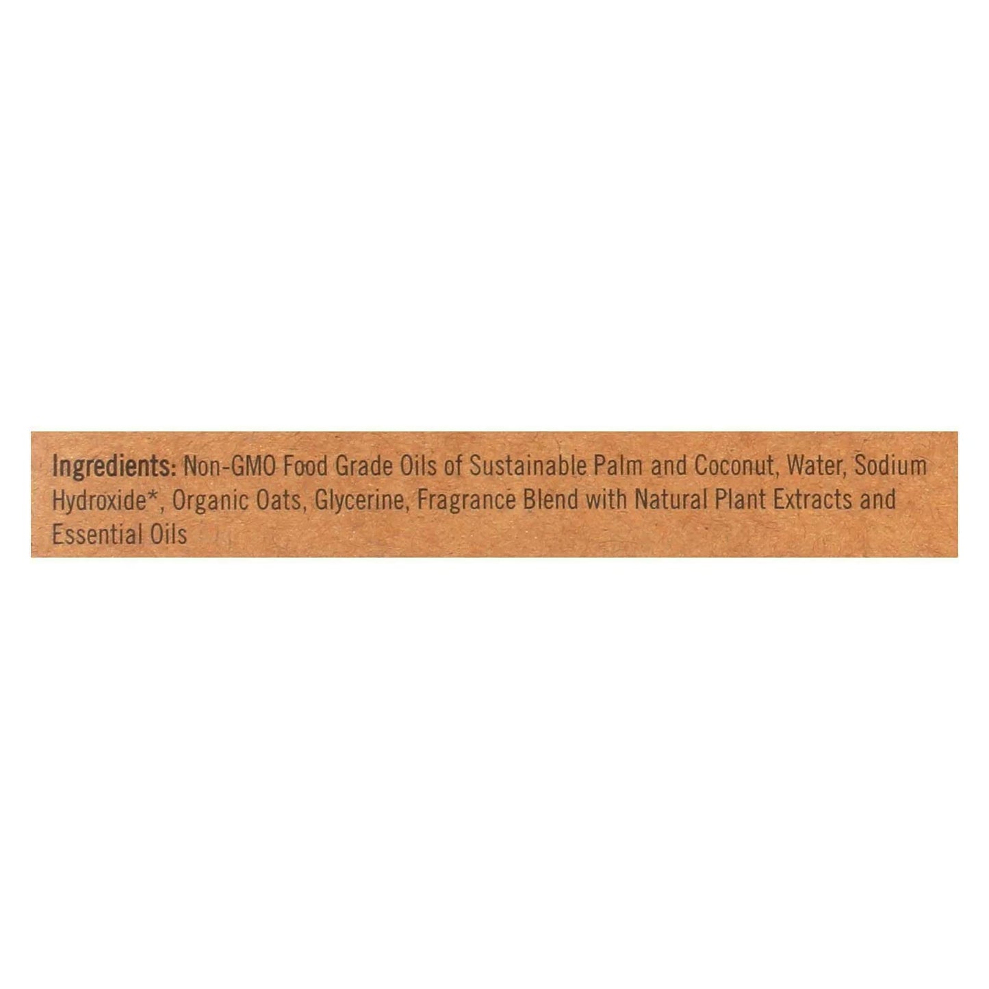 Sappo Hill Glyceryne Cream Soap Old Fashion Oatmeal 3.5 Ounce