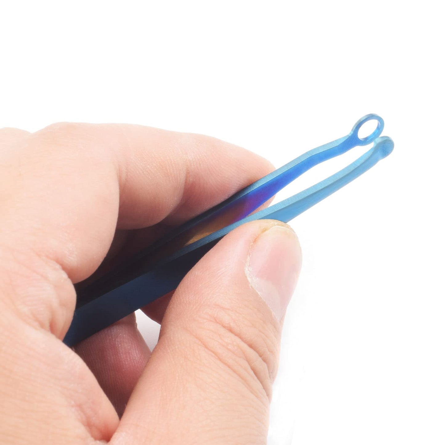 Motanar Nose Hair Tweezers Nose Hair Trimming Tweezers Stainless Steel Round Head Tweezers Eyebrow Clippers Trimmer Water Resistant for Men Women