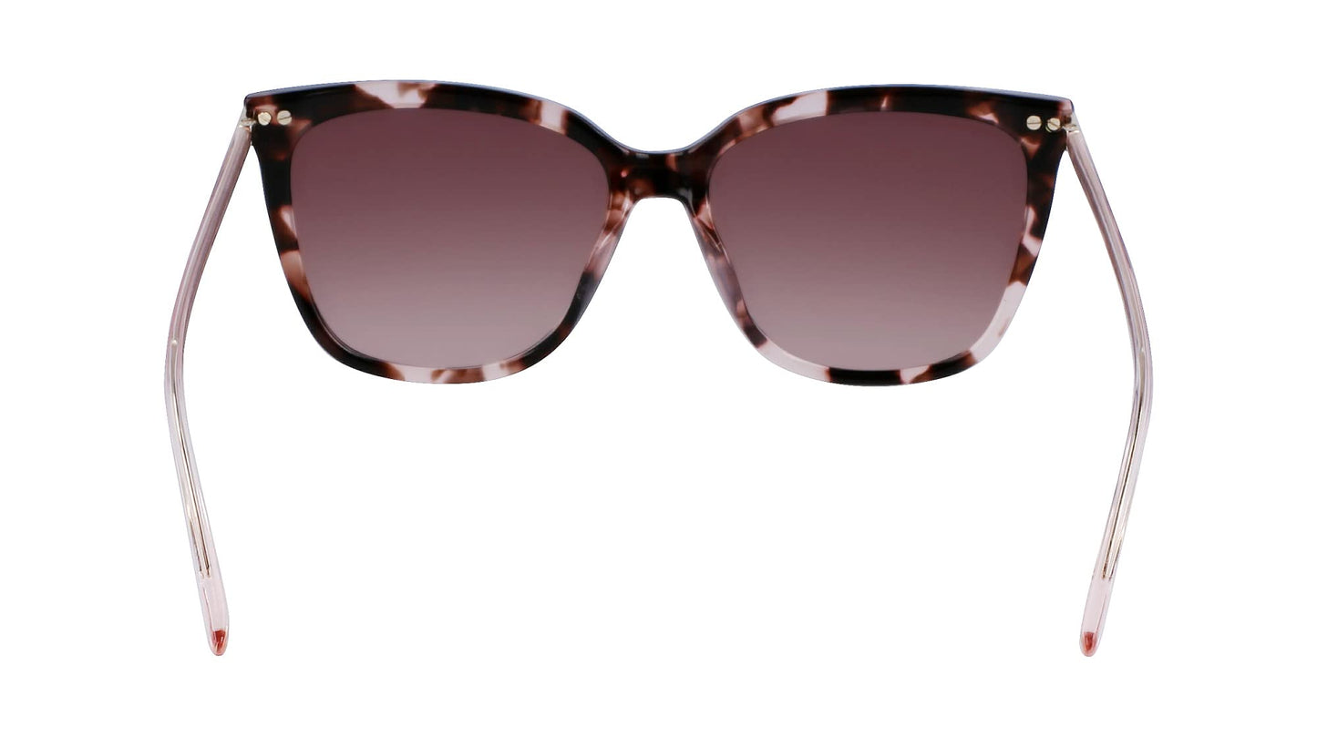 Calvin Klein Women's Sunglasses CK22532S - Rose Tortoise with Burgundy Grad Lens