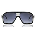 Carrera Unisex Sunglasses, 08a/9o Black Grey, 60