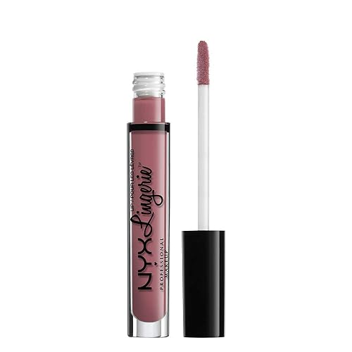 NYX PROFESSIONAL MAKEUP Lip Lingerie Matte Liquid Lipstick - Embellishment, Muted Purple