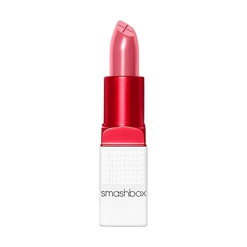 Smashbox Be Legendary Prime & Plush Lipstick | Creamy, Peptide-Infused, Lipstick with Primer for Smooth Color & Moisture Boosting Ceramides, 0.11
